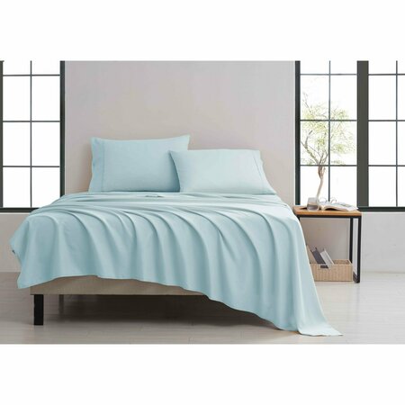 KATHY IRELAND Twill Weave Luxury 4-Piece Sheet Set - Queen - Aqua 1375QNAQ